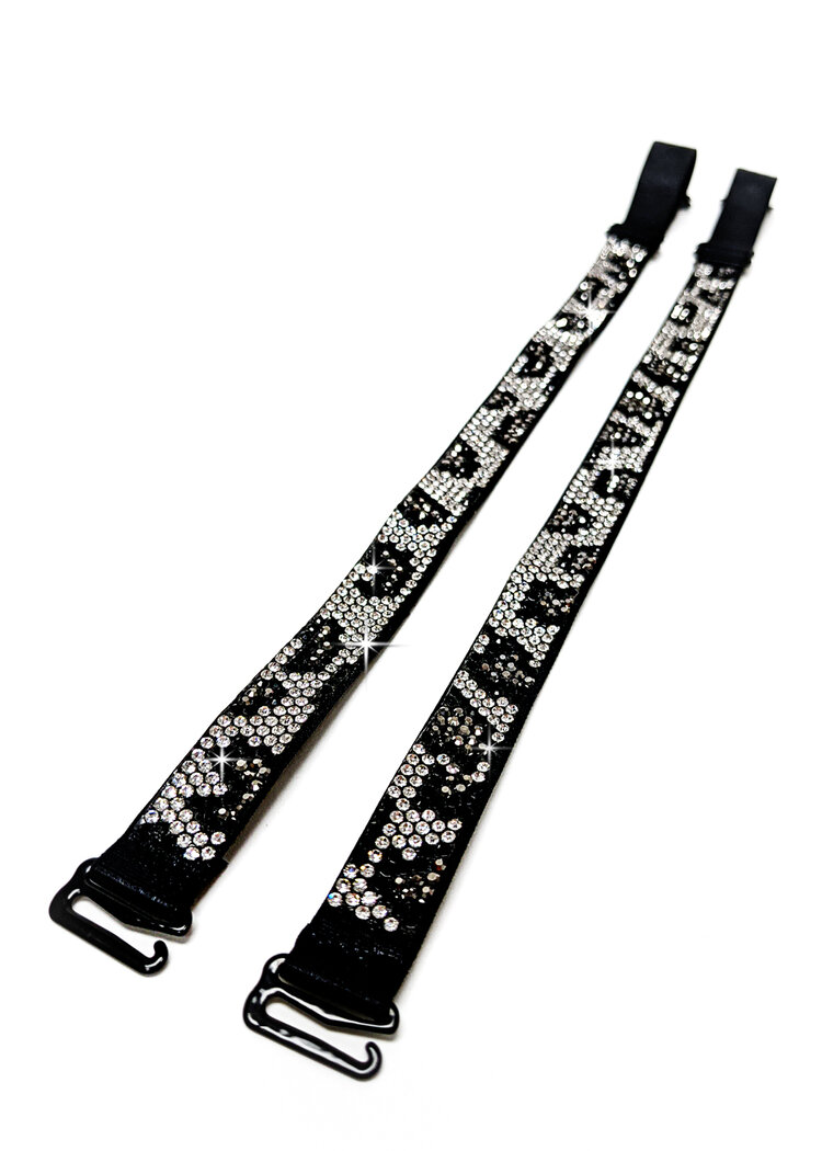 Bretelles de Soutien-gorge Jacqueline Kent Snow Leopard Silver