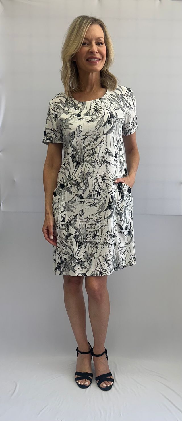 Robe à motifs de plantes Soft Works 