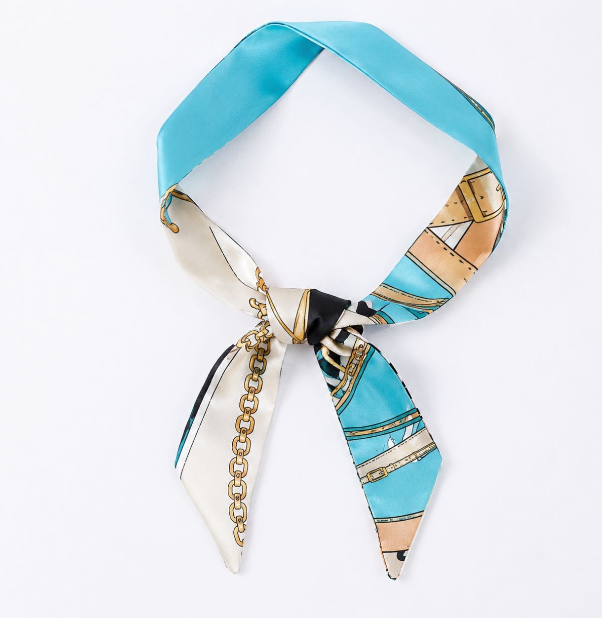 Foulard ruban en satin 