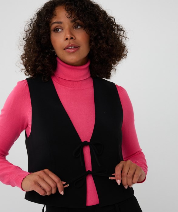 Gilet court à nœuds style urbain Esqualo F2510504