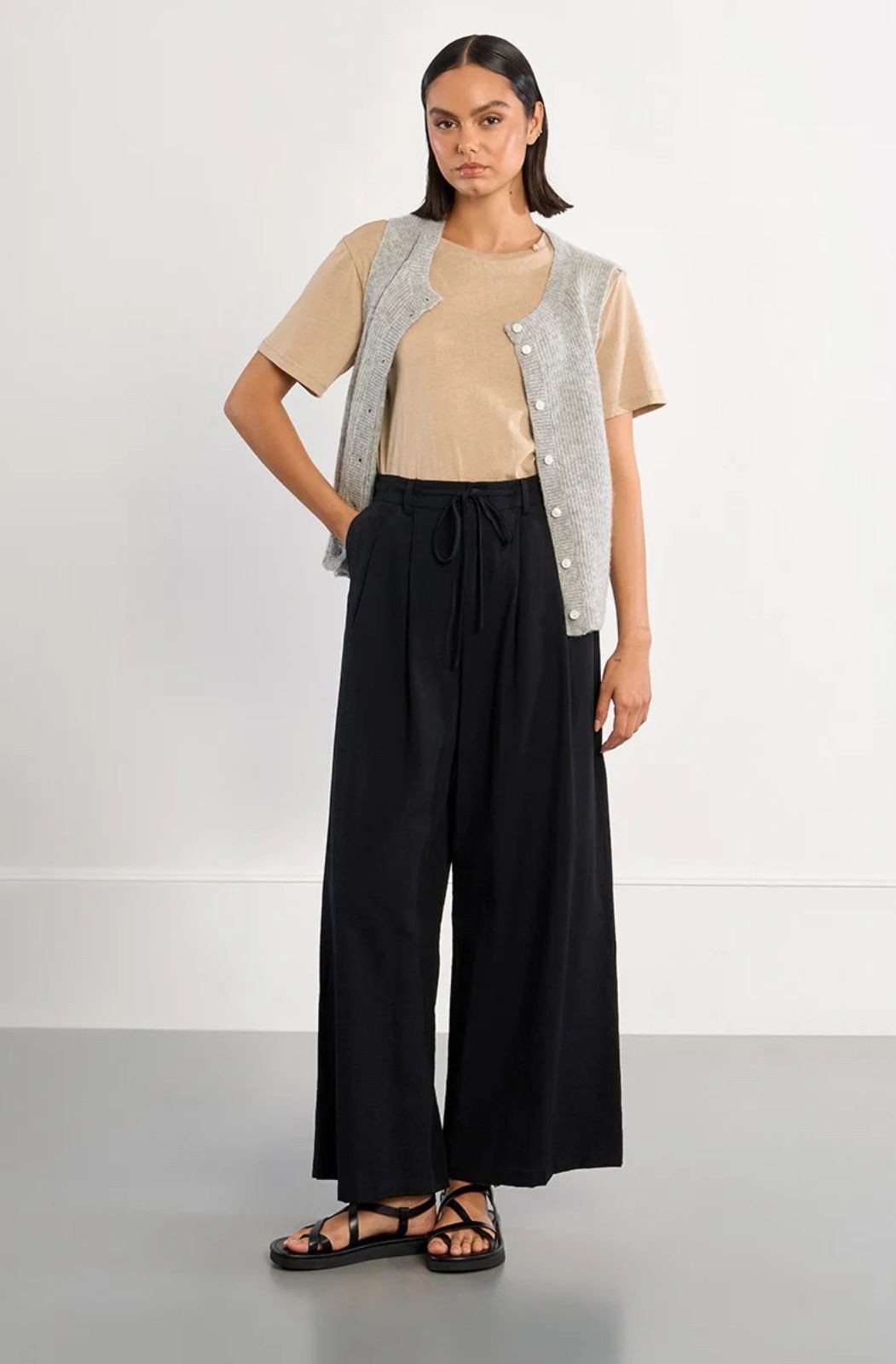 Pantalon à jambe large LILI SIDONIO