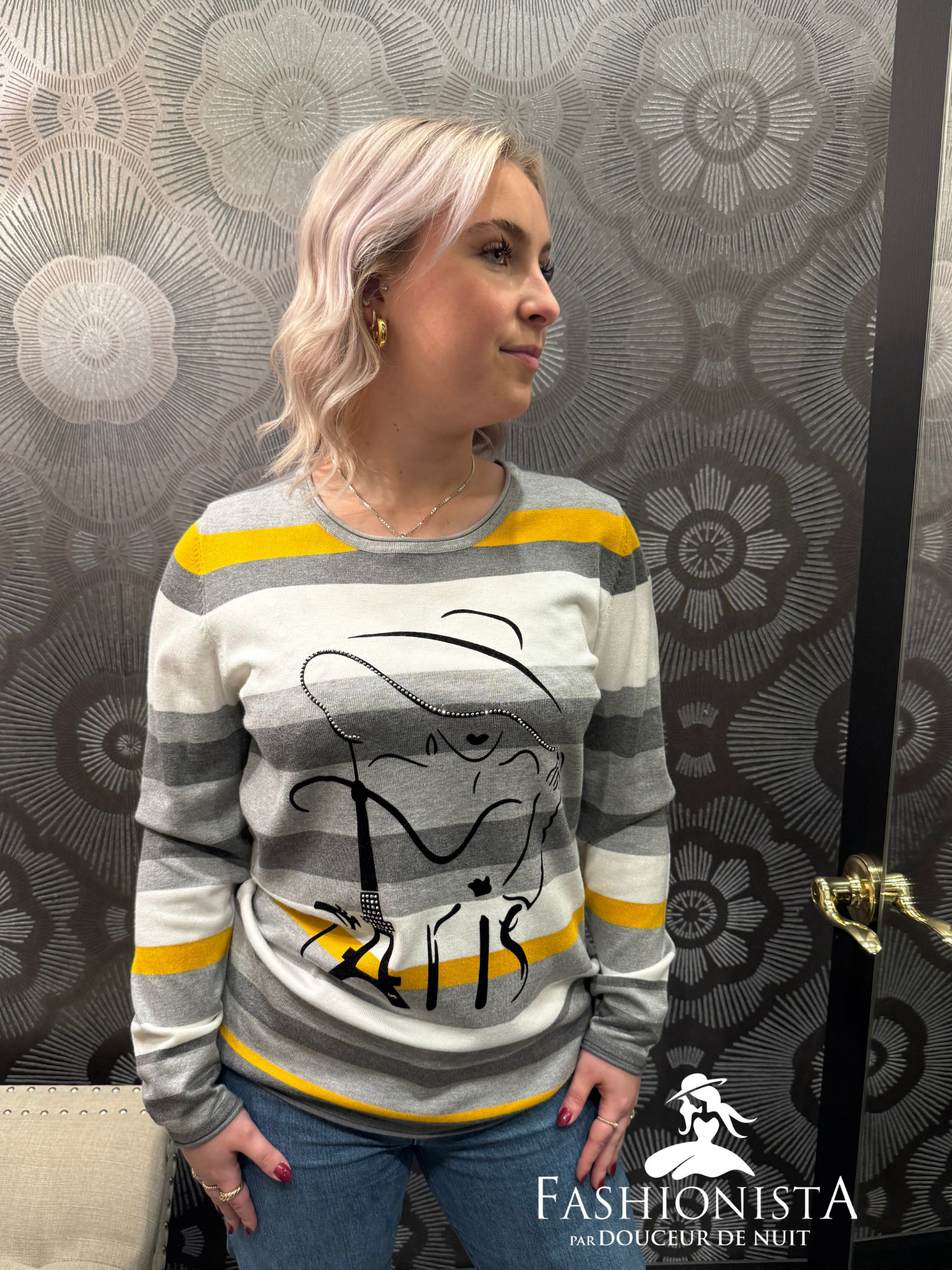Pull a Rayures La Madona MA-3024 